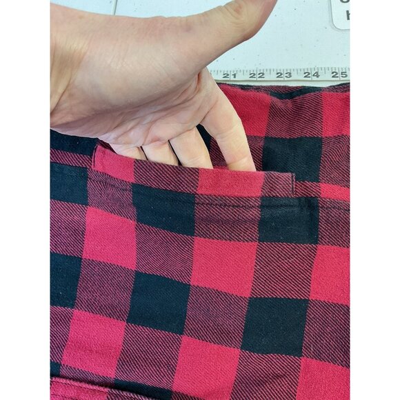 Duluth Trading  Lined LG Buffalo Plaid Snap Shirt‎ Jacket Heavy Shacket coat - Picture 7 of 11